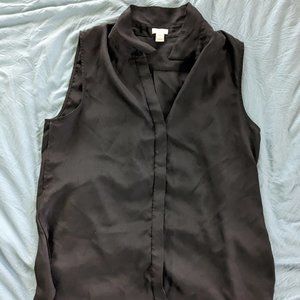 J Crew black soft blouse